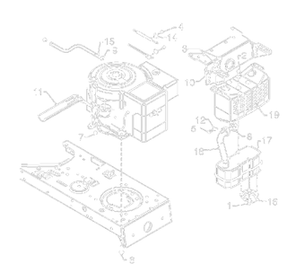 Mufflerandengine Accessories, B&s Overhead Valve Diagram and Parts List for 13AN695G000 2000 Yard Machines Lawn Tractor